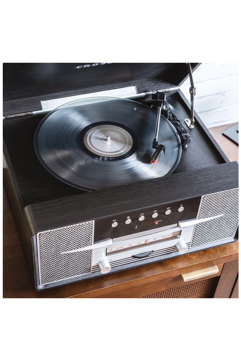Rhapsody 7-in-1 Record Player, Alternate, color, BLACK
