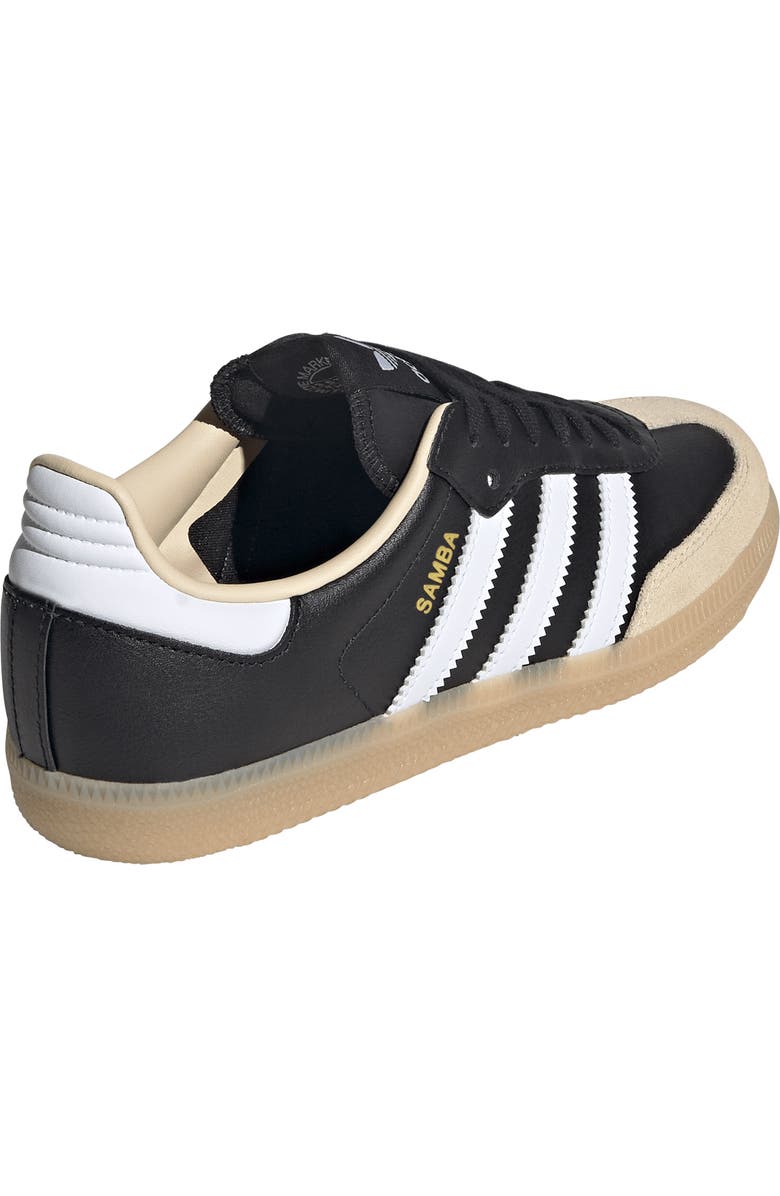 adidas Kids' Samba Sneaker, Alternate, color, Black/ White/ Gum