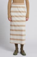 MM by Max Mara Riviera Stripe Knit Maxi Skirt