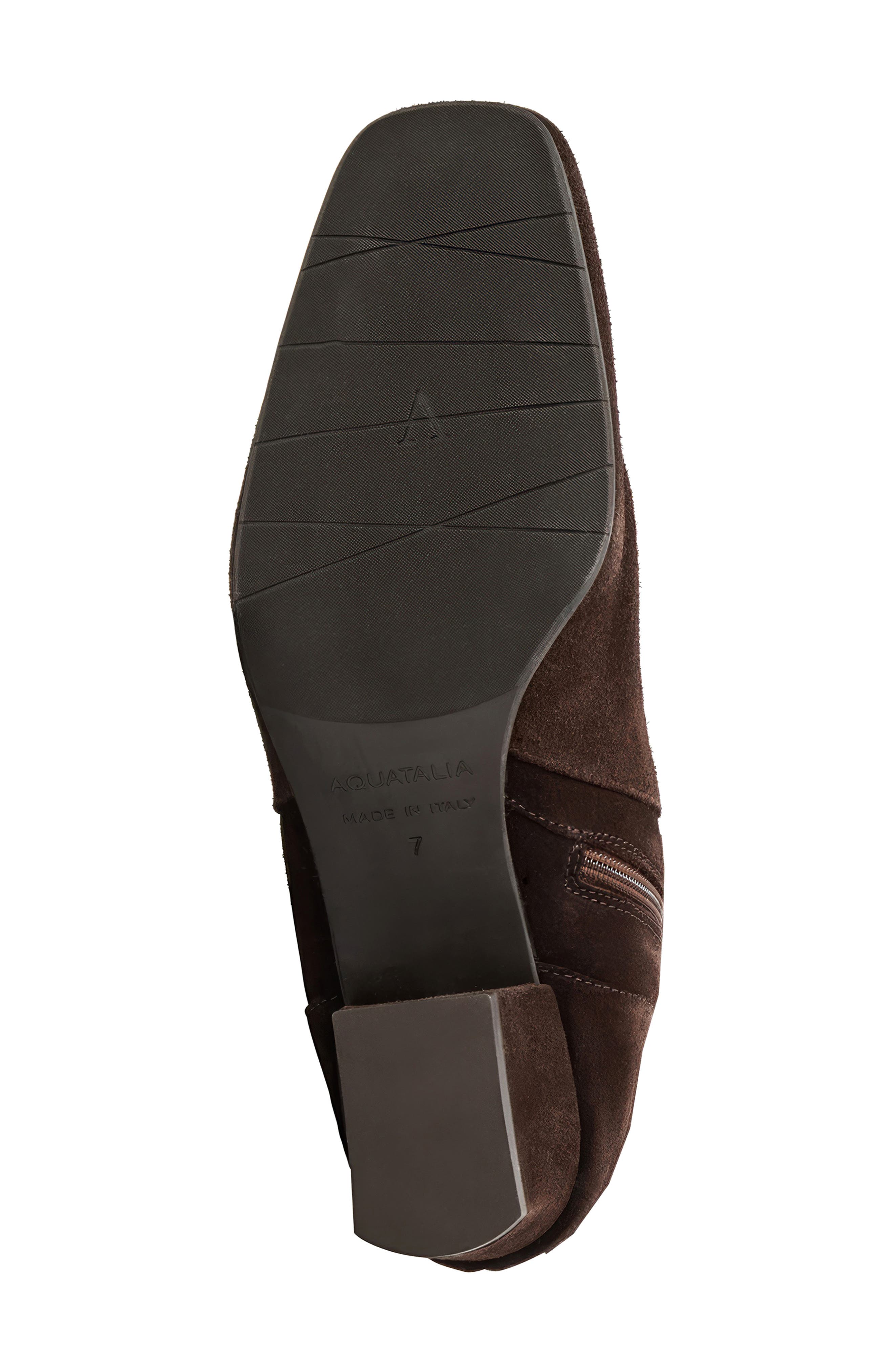 Aquatalia Serafina Weatherproof Knee High Boot, Alternate, color, Espresso Suede