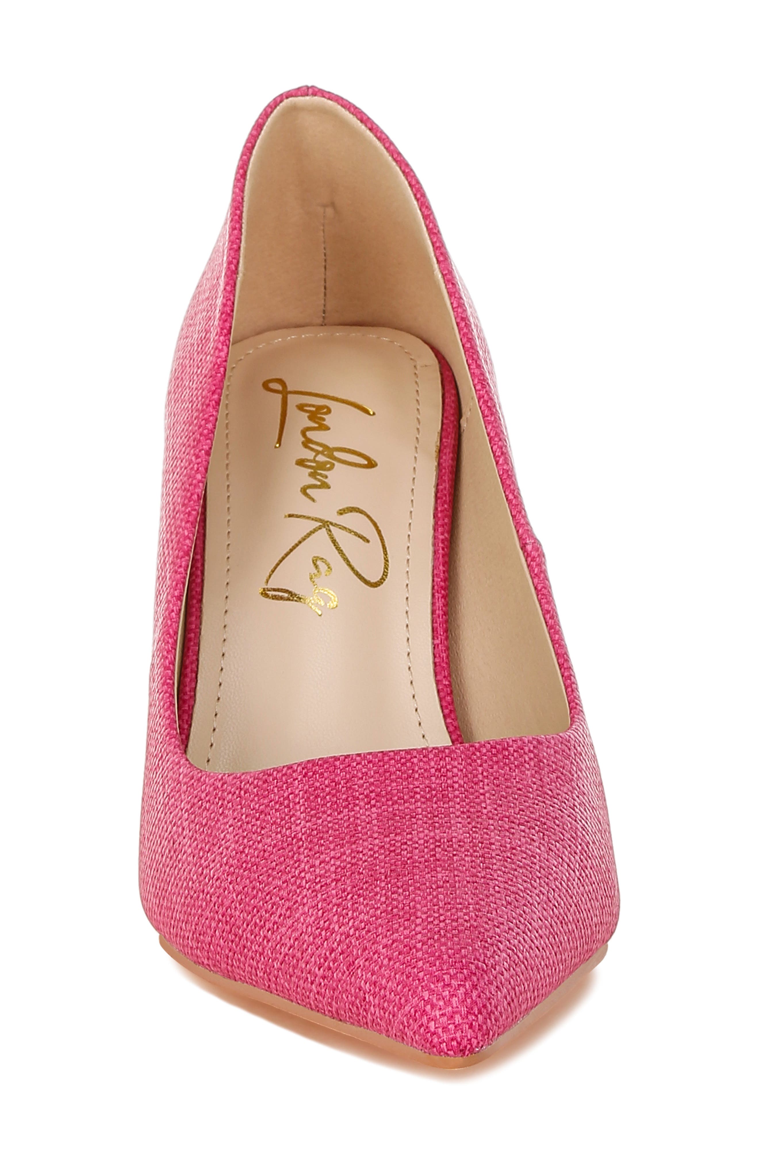 LONDON RAG Zuzana Pointed Toe Pump, Alternate, color, Pink