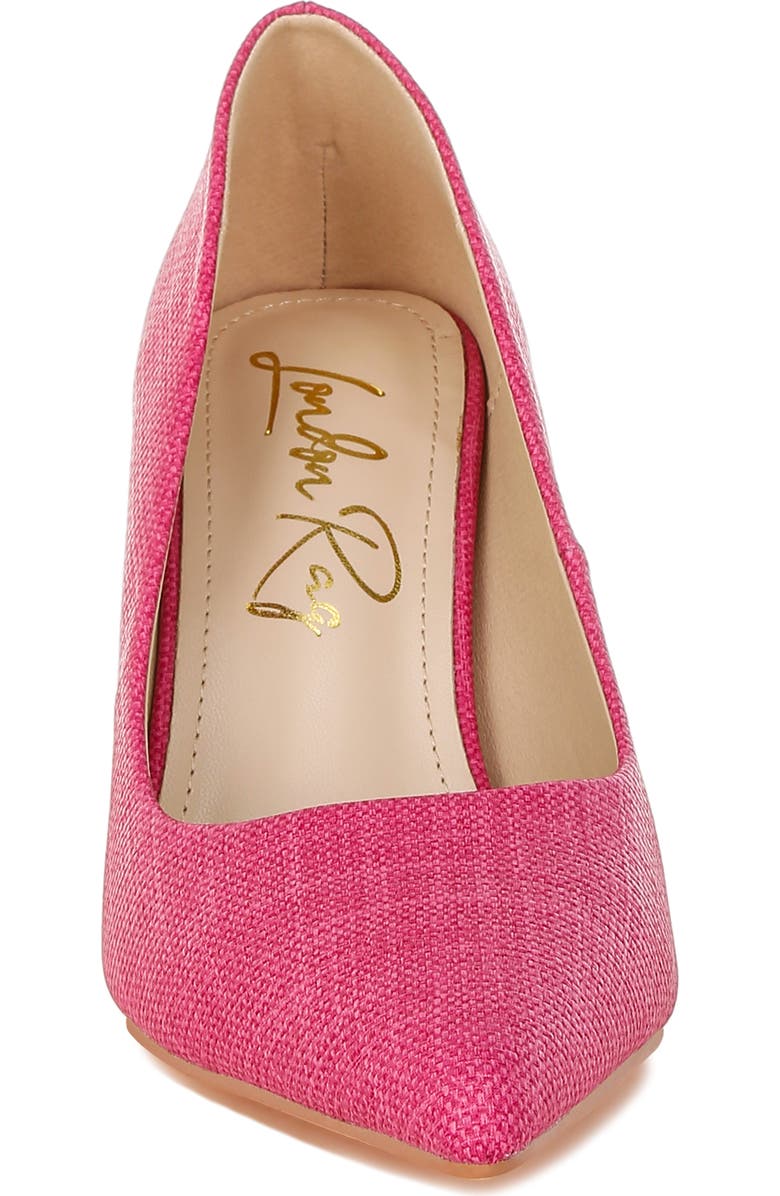 LONDON RAG Zuzana Pointed Toe Pump, Alternate, color, Pink