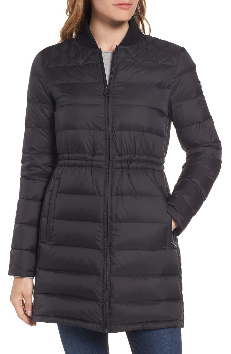 MICHAEL Michael Kors Packable Knit Trim Anorak, Alternate, color, 