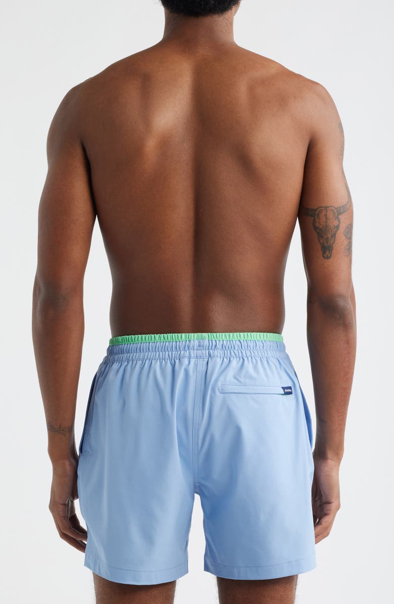 Chubbies Alpine Skies 5.5-Inch Swim Trunks, Alternate, color, Dusty Blue