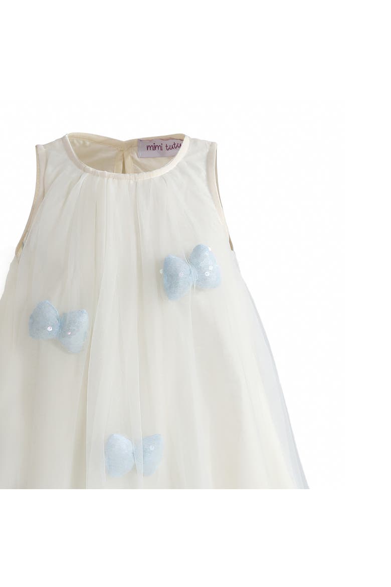 Nayara Bow Dress, Alternate, color, Blue