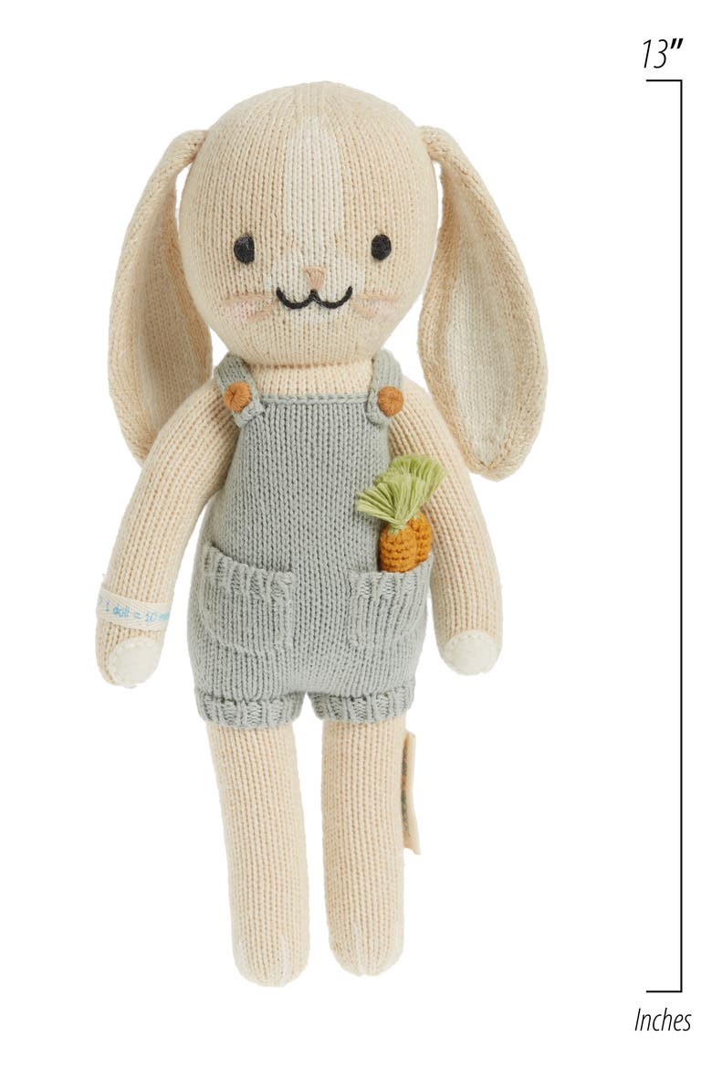 Mini Henry the Bunny Stuffed Animal, Alternate, color, BLUE