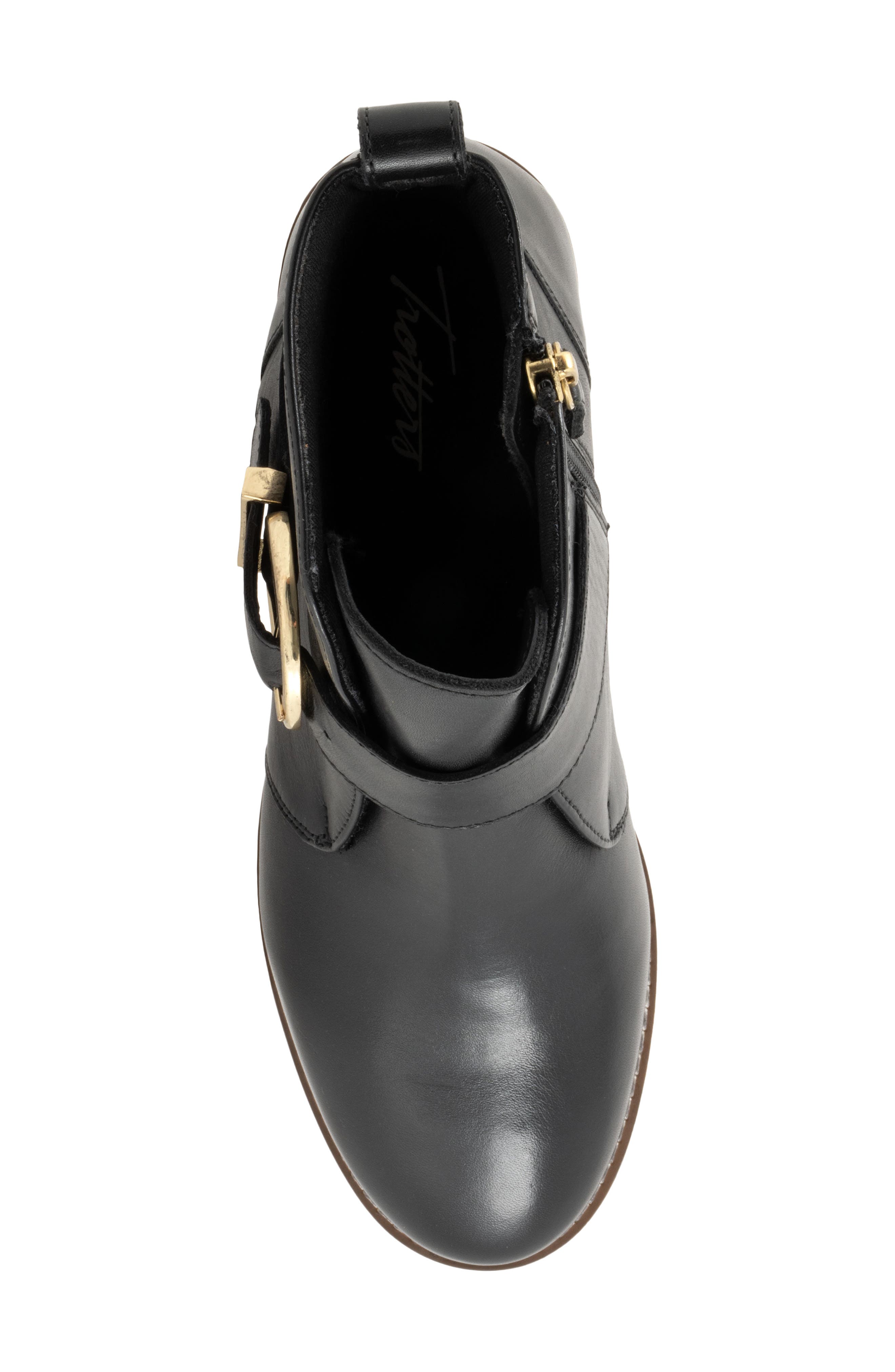 Trotters Wendi Platform Wedge Bootie, Alternate, color, Black