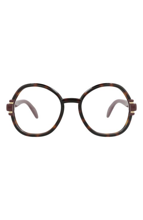 54mm Round Optical Glasses