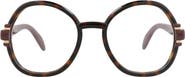 Gucci 54mm Round Optical Glasses