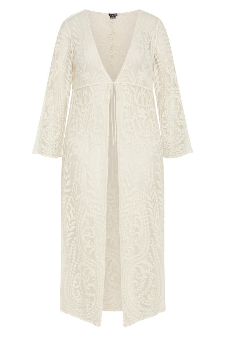 Pretty Lace Duster, Alternate, color, NATURAL