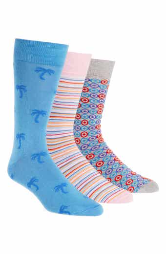 Lorenzo Uomo Assorted 3-Pack Crew Socks