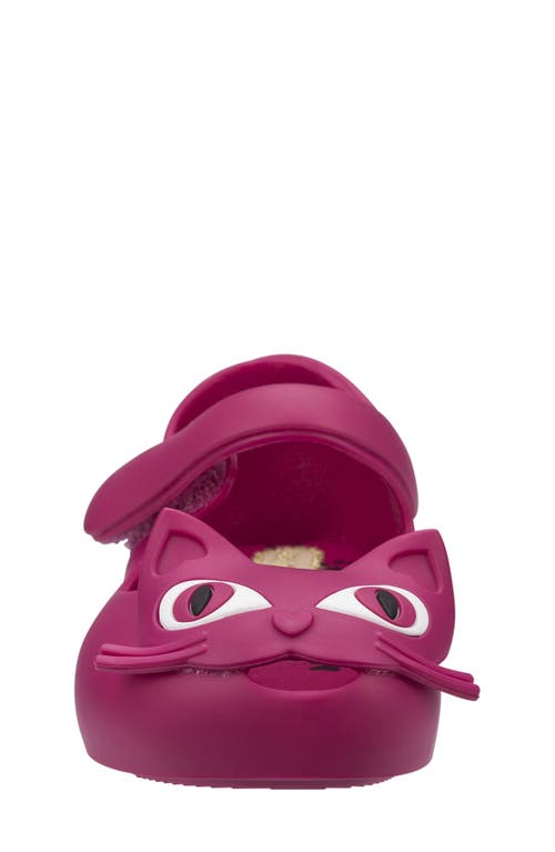 Melissa Ultragirl Ii Cat Mary Jane Flat In Dark Pink