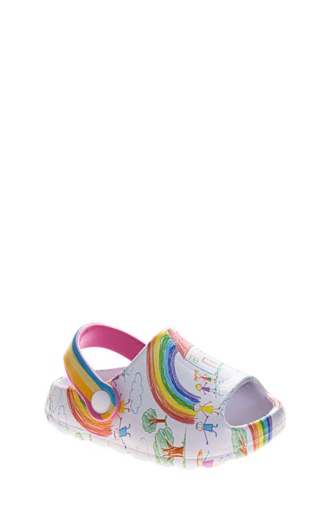 Kids' Rainbow Graphic Clog
