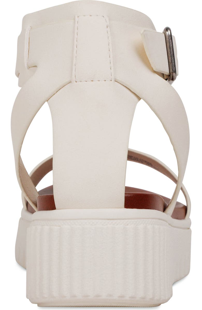 MIA Lunna Platform Ankle Strap Sandal, Alternate, color, Ice Burnis