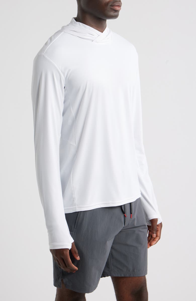 Florence Sun Pro Hooded Rashguard, Alternate, color, White