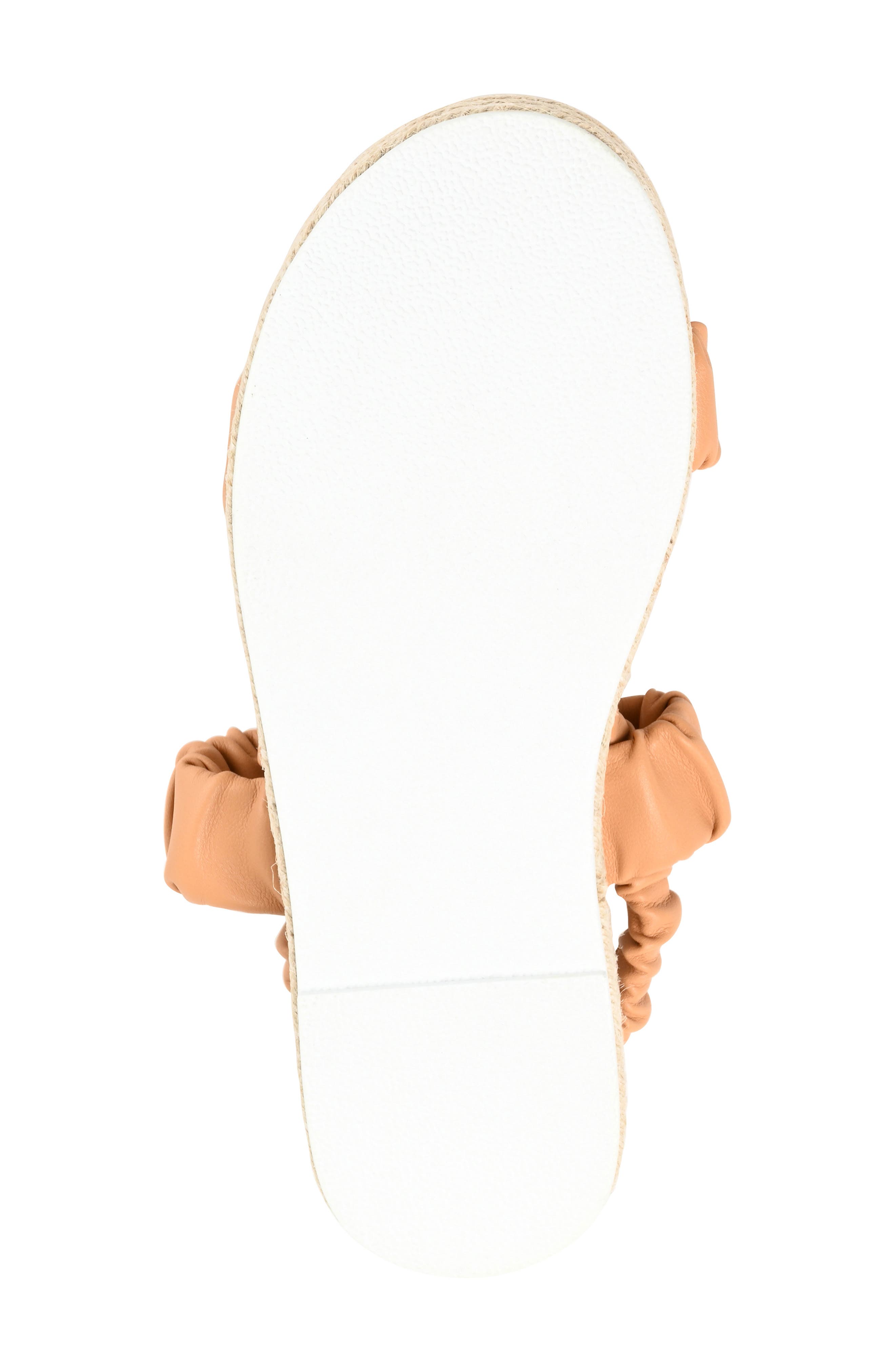 Journee Collection Knowles Platform Sandal, Alternate, color, Mocha