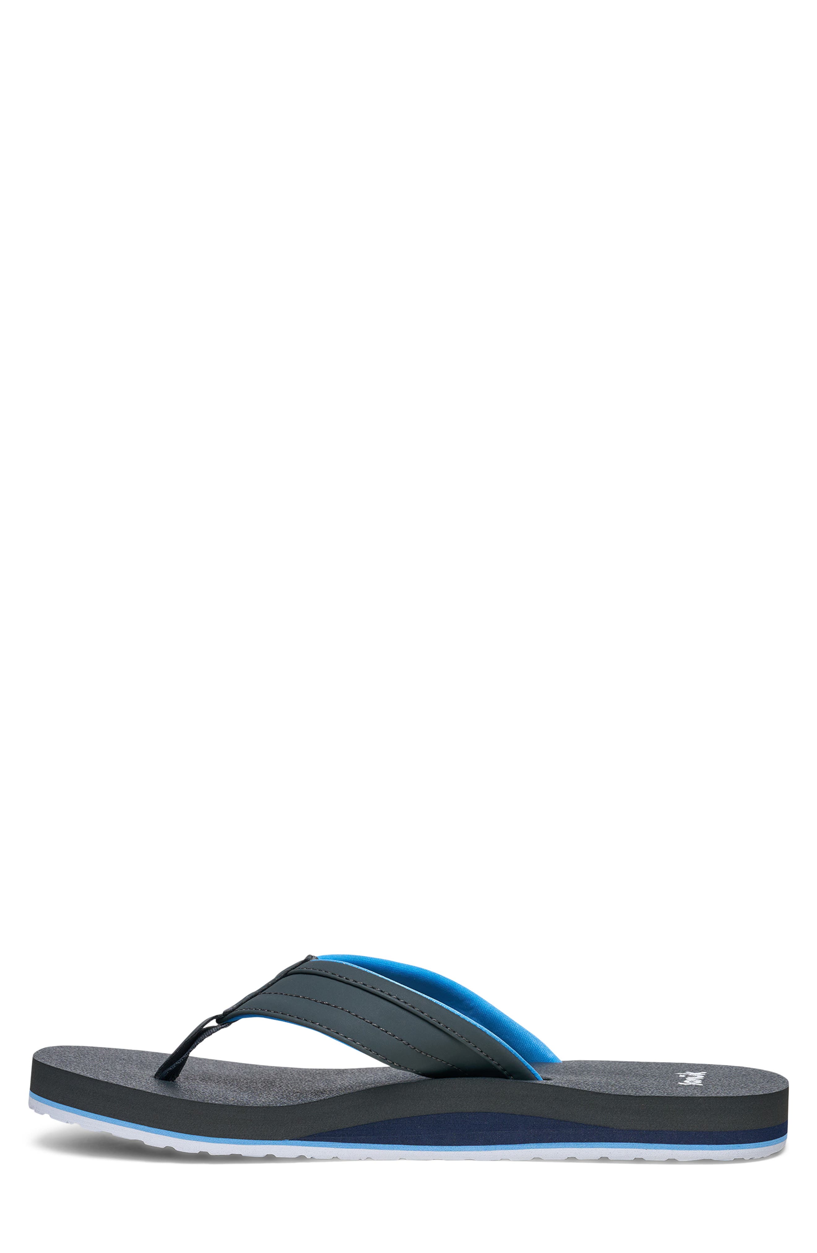 Ziggy Water Friendly Flip Flop, Alternate, color, DARK SHADOW