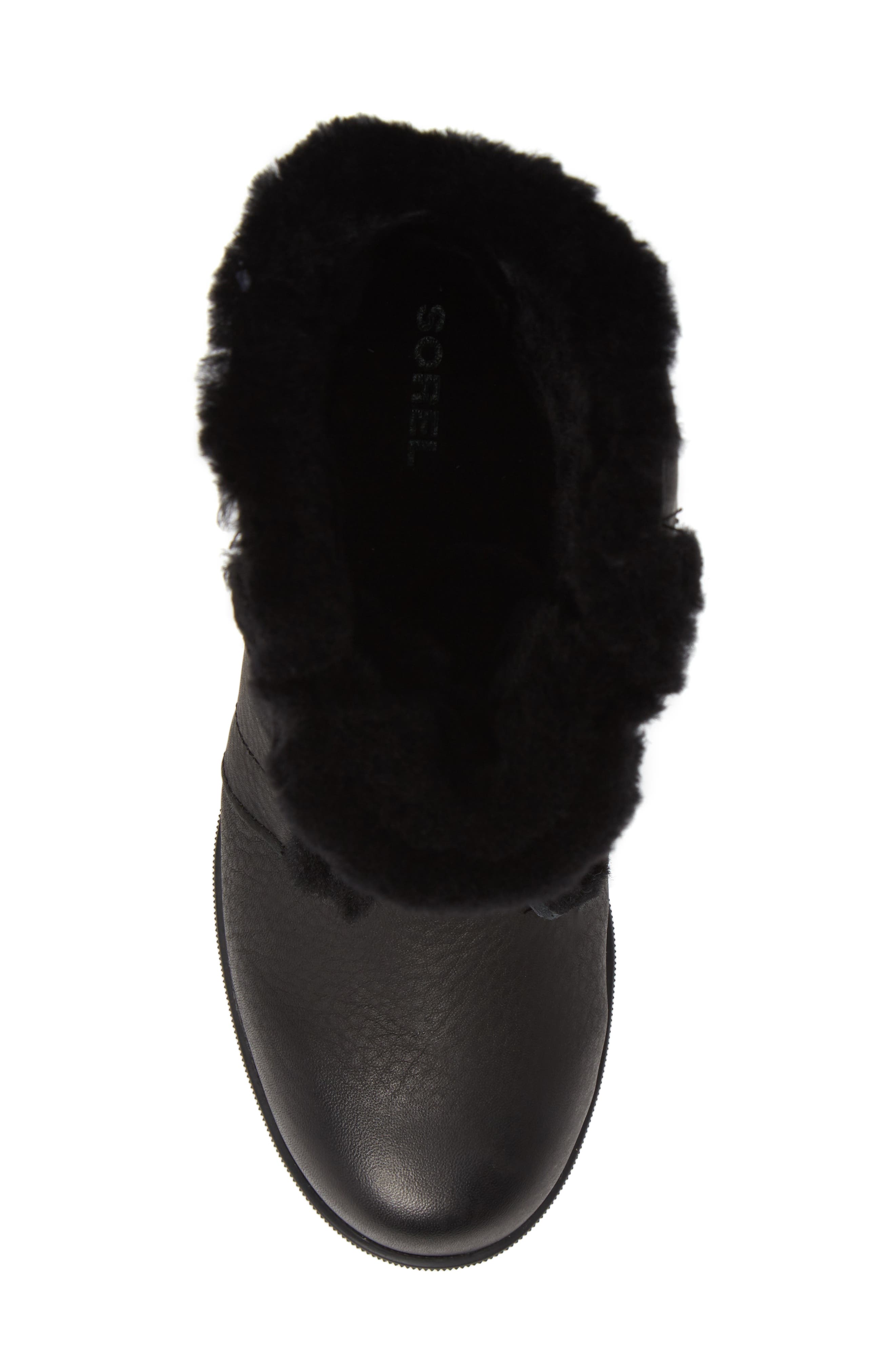 SOREL Joan of Arctic II Lux Wedge Genuine Shearling Bootie, Alternate, color, 