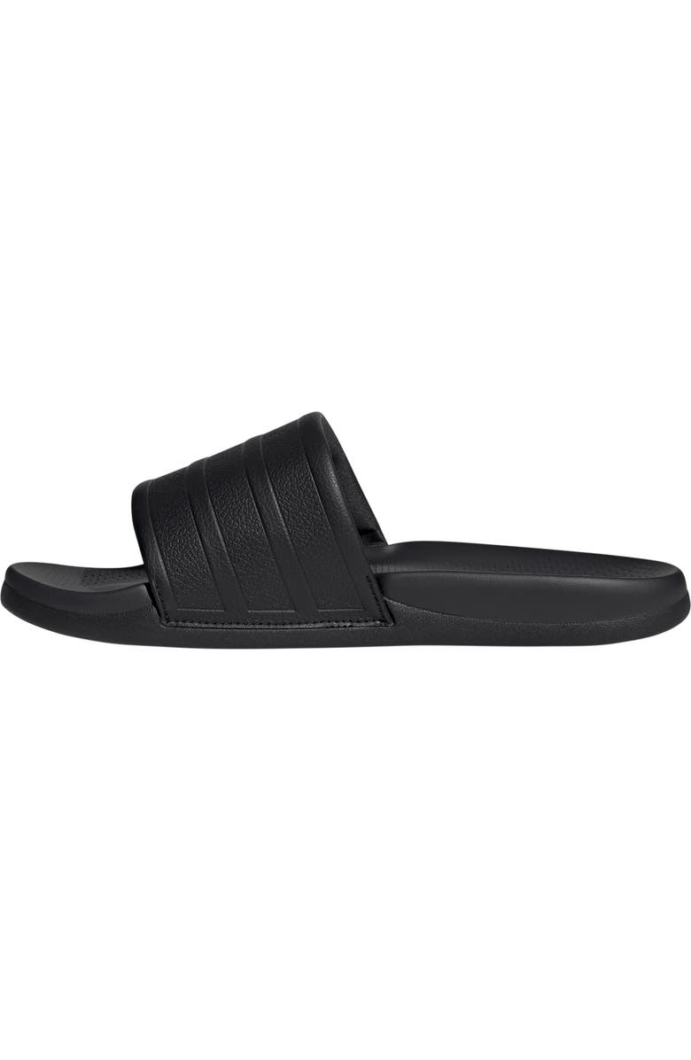 adidas Adilette Comfort Slide Sandal, Alternate, color, Core Black/ Core Black/ Carbon