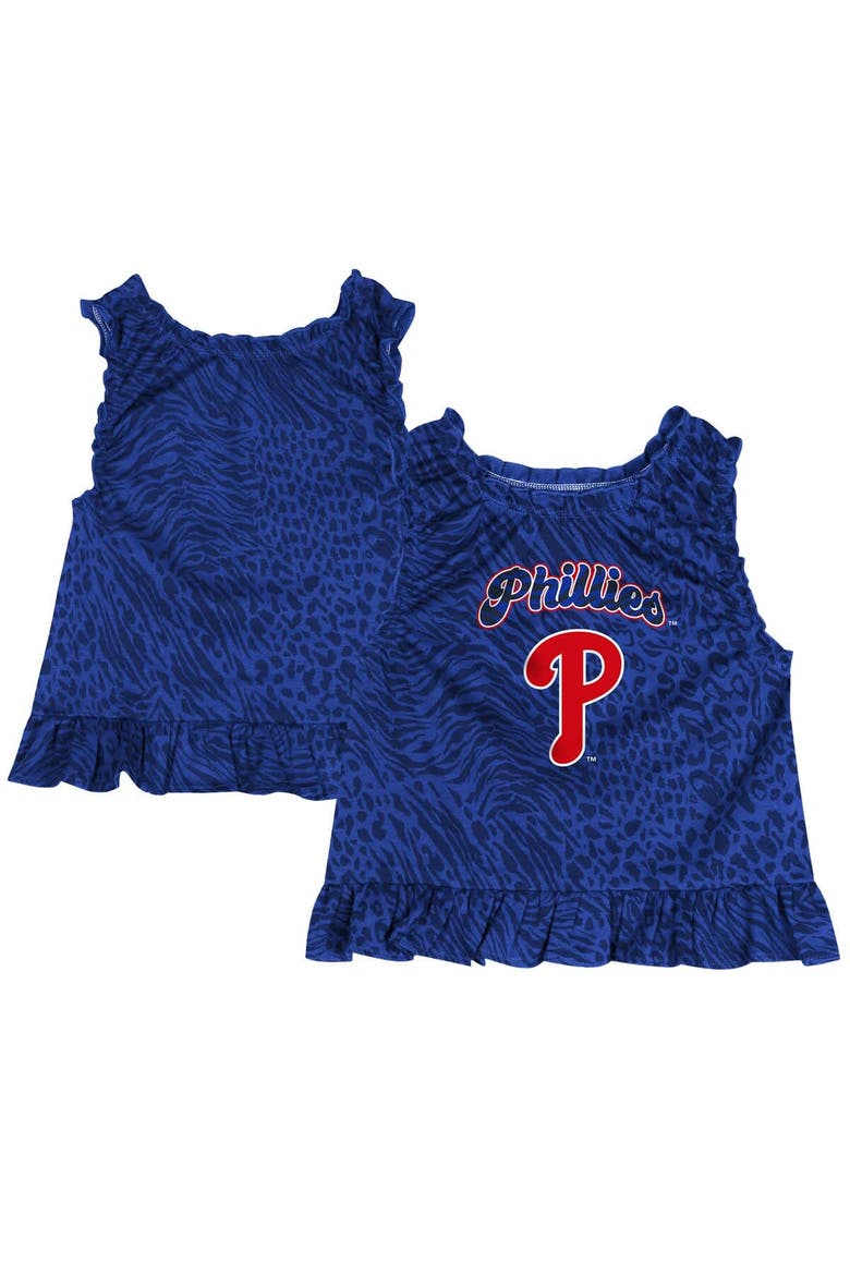 Toddler  Royal Philadelphia Phillies Playground Dress, Alternate, color, Royal