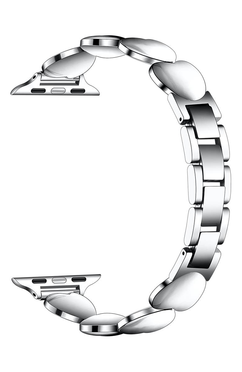 Posh Tech Aphrodite Heart Bracelet Apple Watch<sup>®</sup> Watchband, Alternate, color,