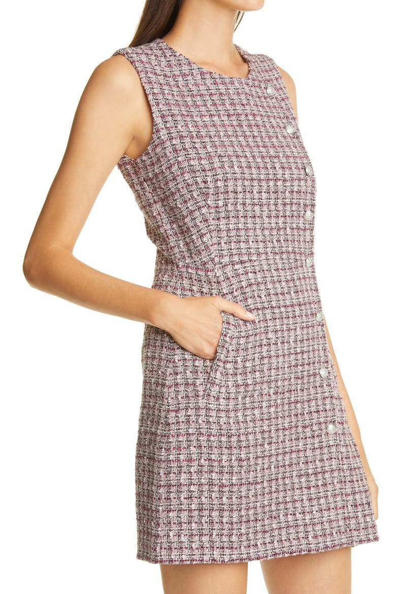 Cutler Tweed Minidress, Alternate, color, MULTI