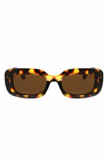 BCBGeneration 49mm Twist Oval Sunglasses