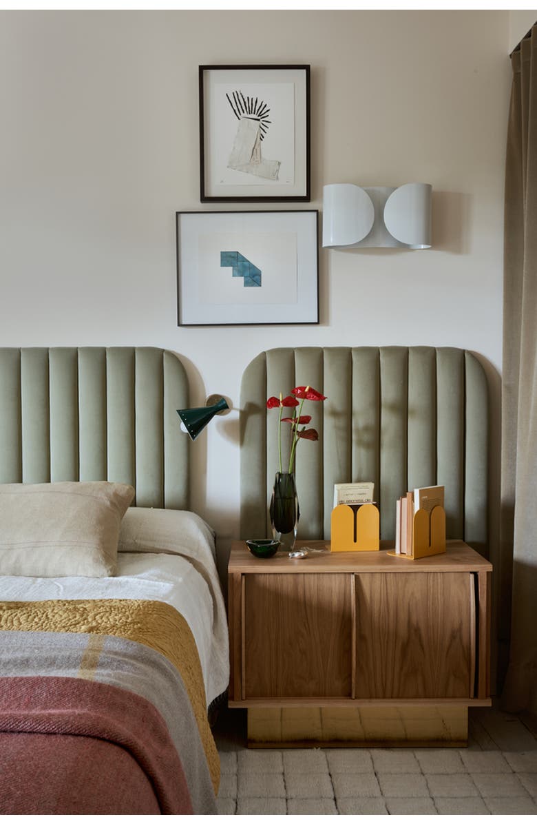 Lorena Canals Woolable Rug Runner  Mosaic, Alternate, color, Natural Wool, Canvas Dark Grey