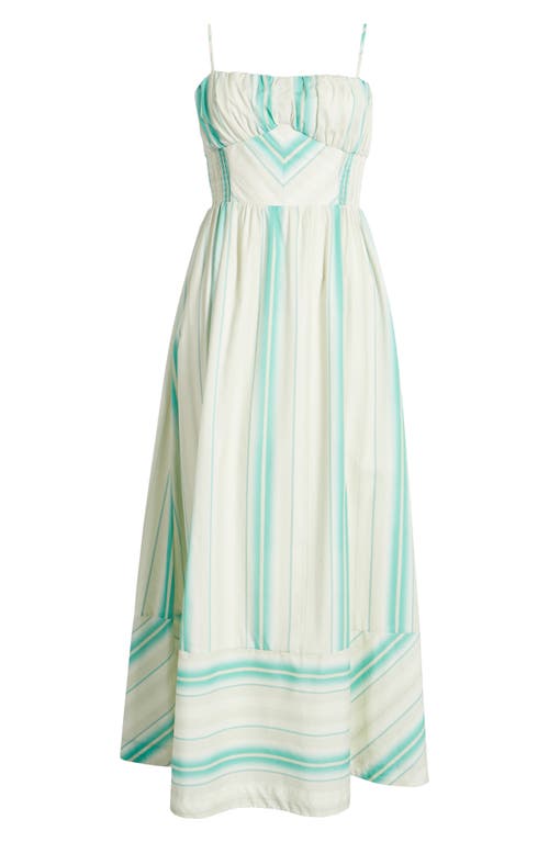 Du Paradis Anthurium Midi Sundress In Multi