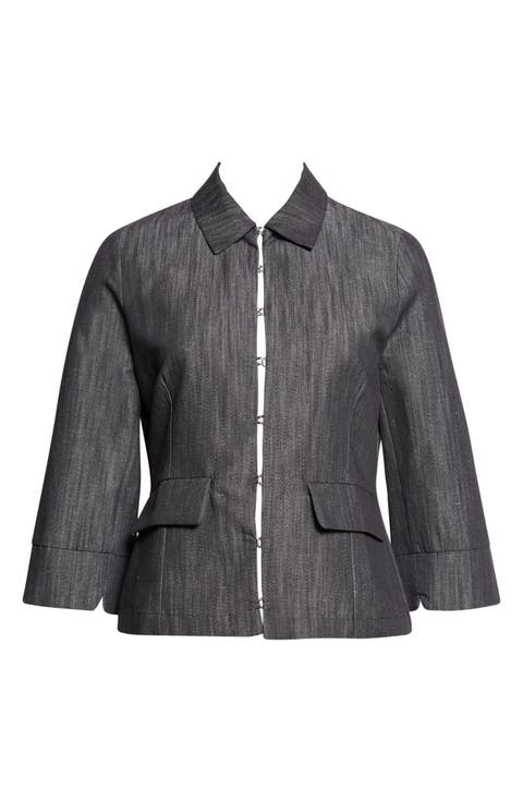 Valeva Organic Cotton & Linen Denim Jacket