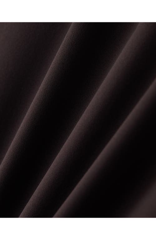 Rhone Serene Fitted Long Sleeve Performance Top In Brown