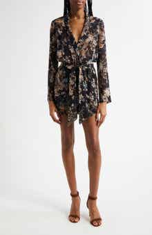 Arabell Print Tie Waist Romper