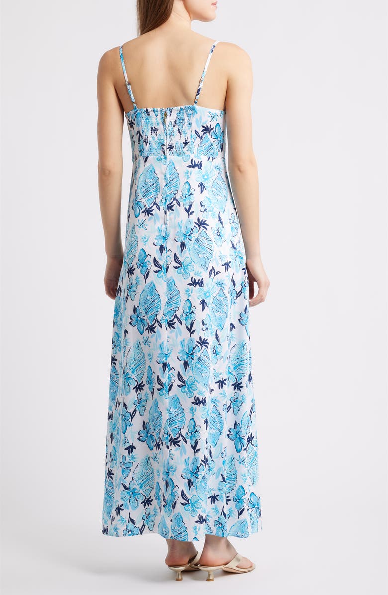 Lilly Pulitzer<sup>®</sup> Ramsey Floral Seashell Print Maxi Dress, Alternate, color, 