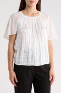 KAY UNGER SPORTSWEAR Pleated Top
