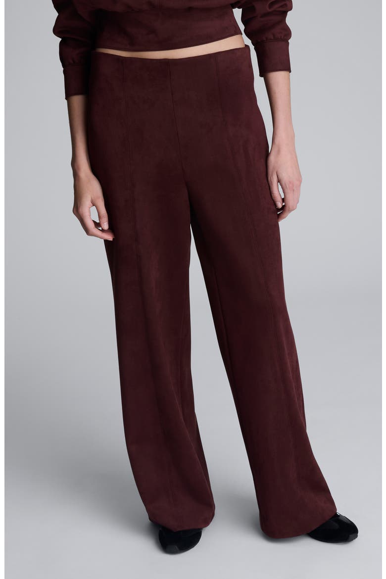 Hollywood Faux Suede Pants, Main, color, SUGAR BEET