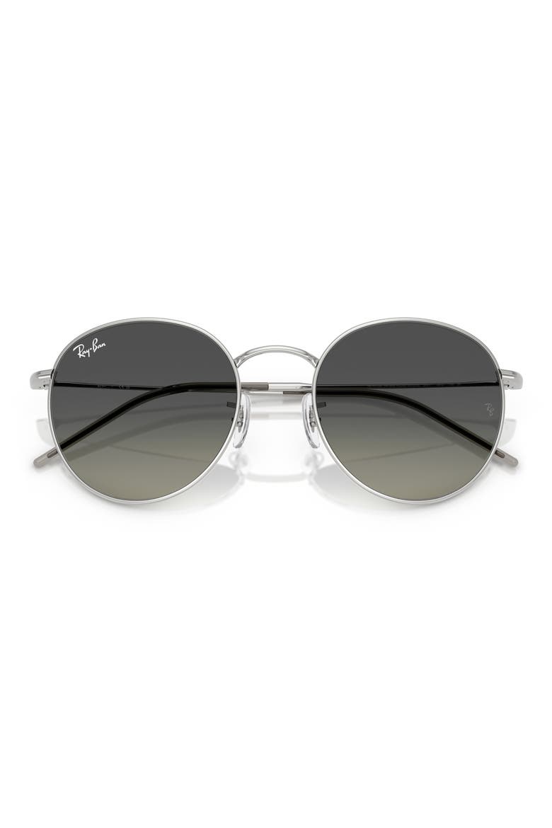 55mm Gradient Phantos Sunglasses, Alternate, color, SILVER / GREY GRADIENT