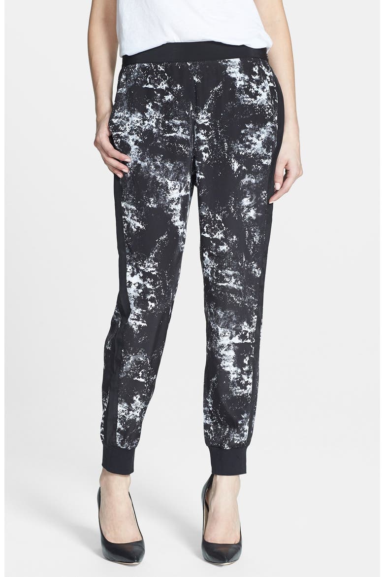 Print Tapered Pants, Main, color, EROSION PRINT