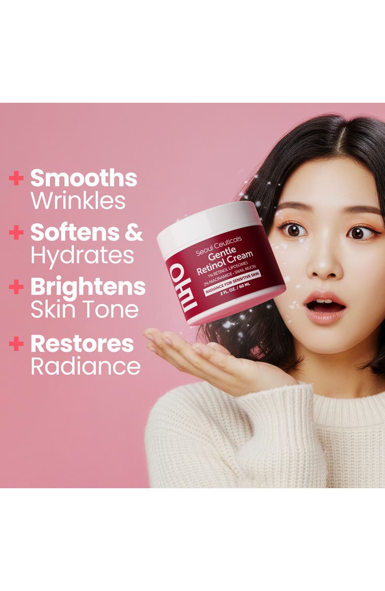 Seoul Ceuticals Korean Skincare Retinol Night Cream, Alternate, color,