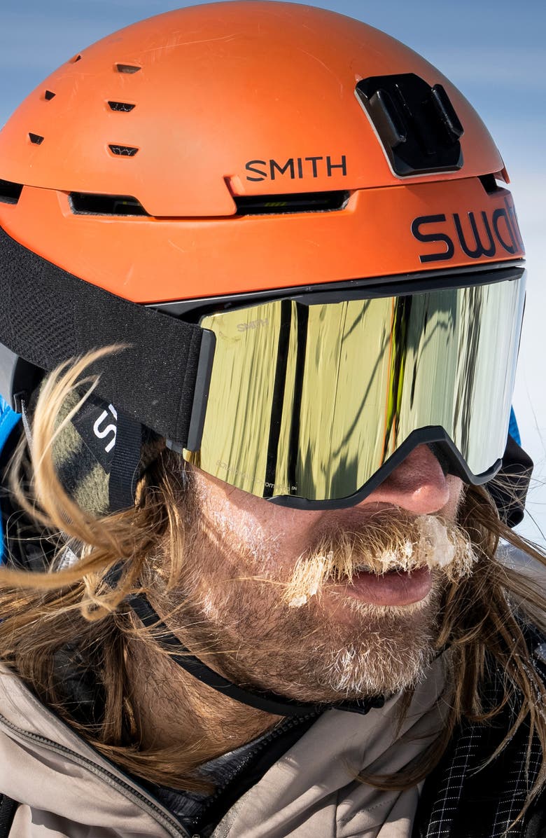 Smith Squad MAG<sup>™</sup> 177mm Snow Goggles, Alternate, color, Black / Chromapop Black Gold