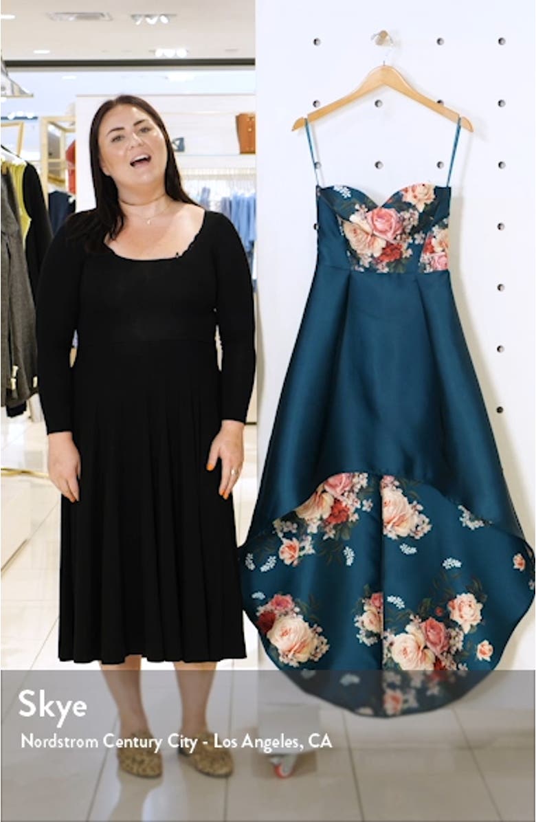 Brie Strapless High/Low Gown, sales video thumbnail