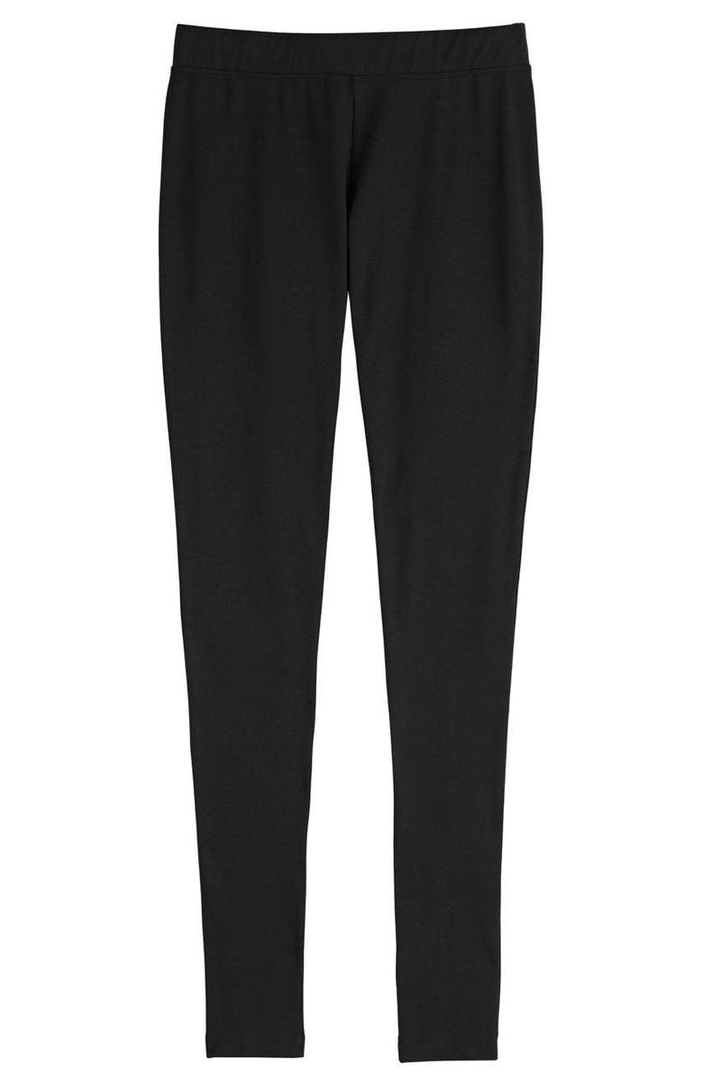 Coolibar Women's Summer Leggings - UPF 50+ Sun Protection - Monterey, Alternate, color, Black