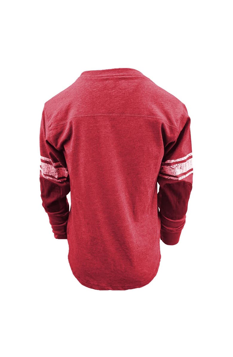 Wes & Willy Youth Wes & Willy Scarlet San Francisco 49ers Football Long Sleeve T-Shirt, Alternate, color, Scarlet