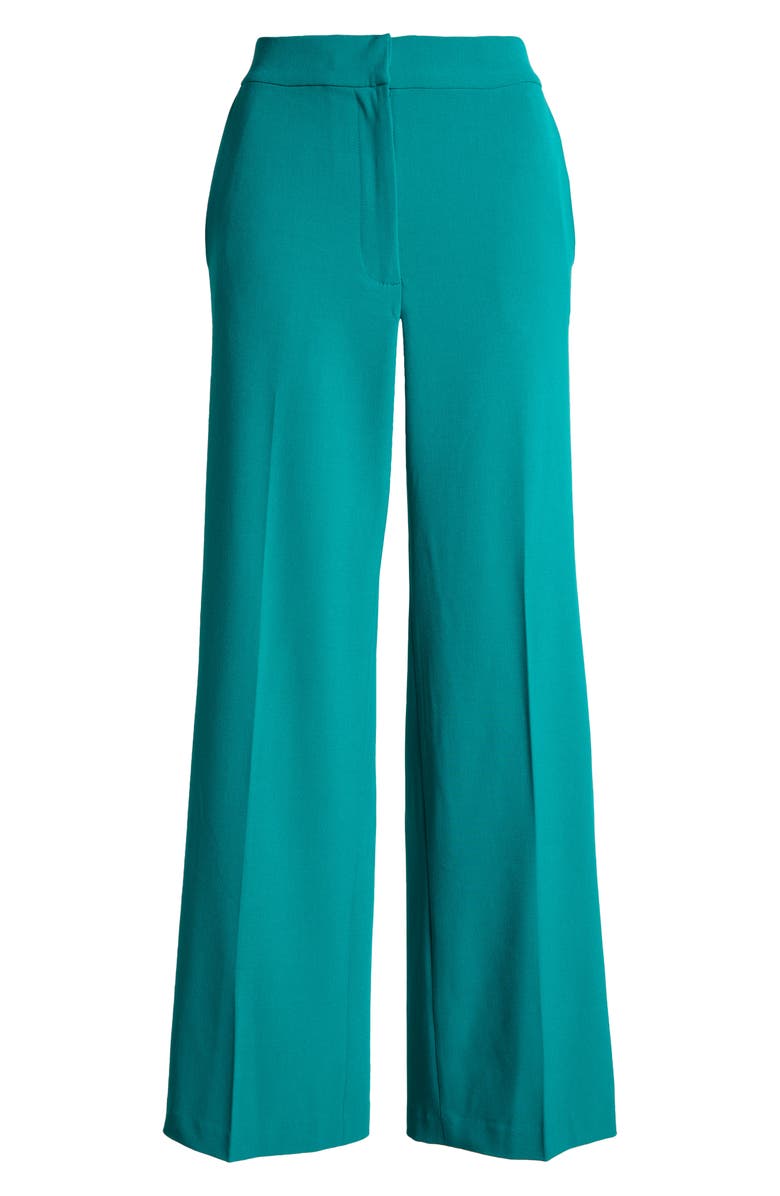 Halogen<sup>®</sup> High Waist Wide Leg Pants, Alternate, color, Miami Green