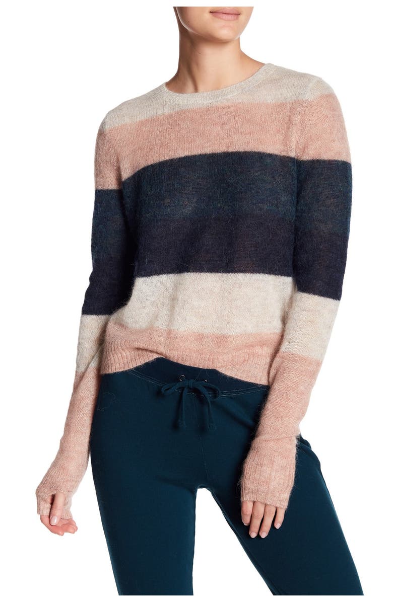 Pam & Gela Stripe Alpaca Blend Sweater, Main, color,