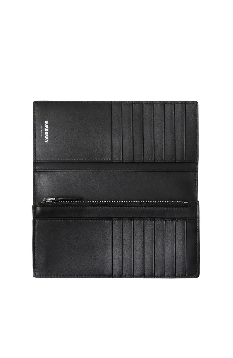 Burberry Check Continental Wallet, Alternate, color, Archive Beige