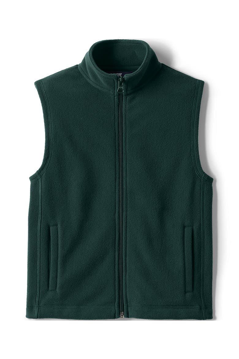 Kids Lightweight Fleece Vest, Main, color, Evergreen