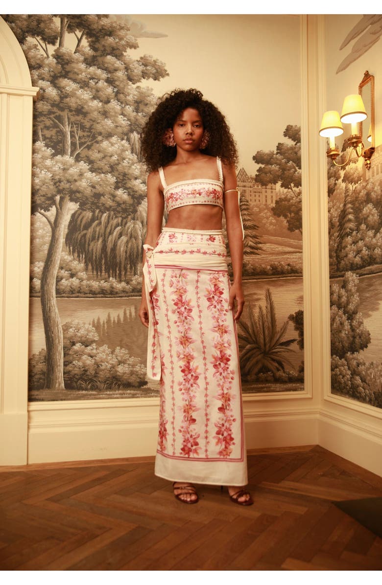 Agua by Agua Bendita Olmo Cauca Bikini Top, Alternate, color, Multicolor