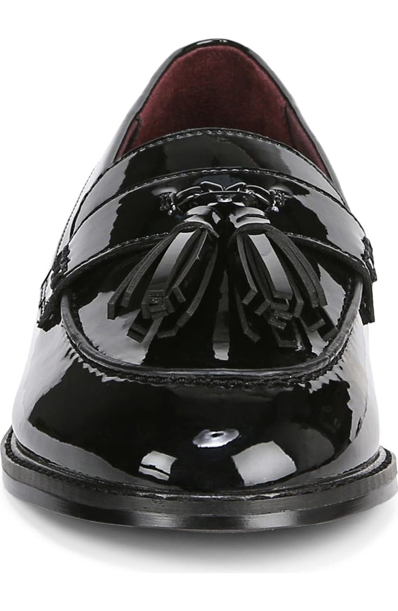 Franco Sarto Carolyn Low Tassel Loafer, Alternate, color, Black
