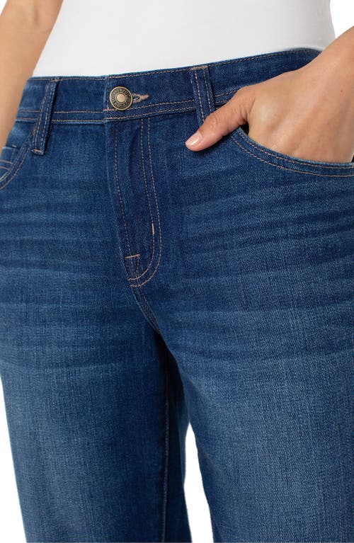 Liverpool Los Angeles The Keeper Cuffed Boyfriend Jeans In Blue