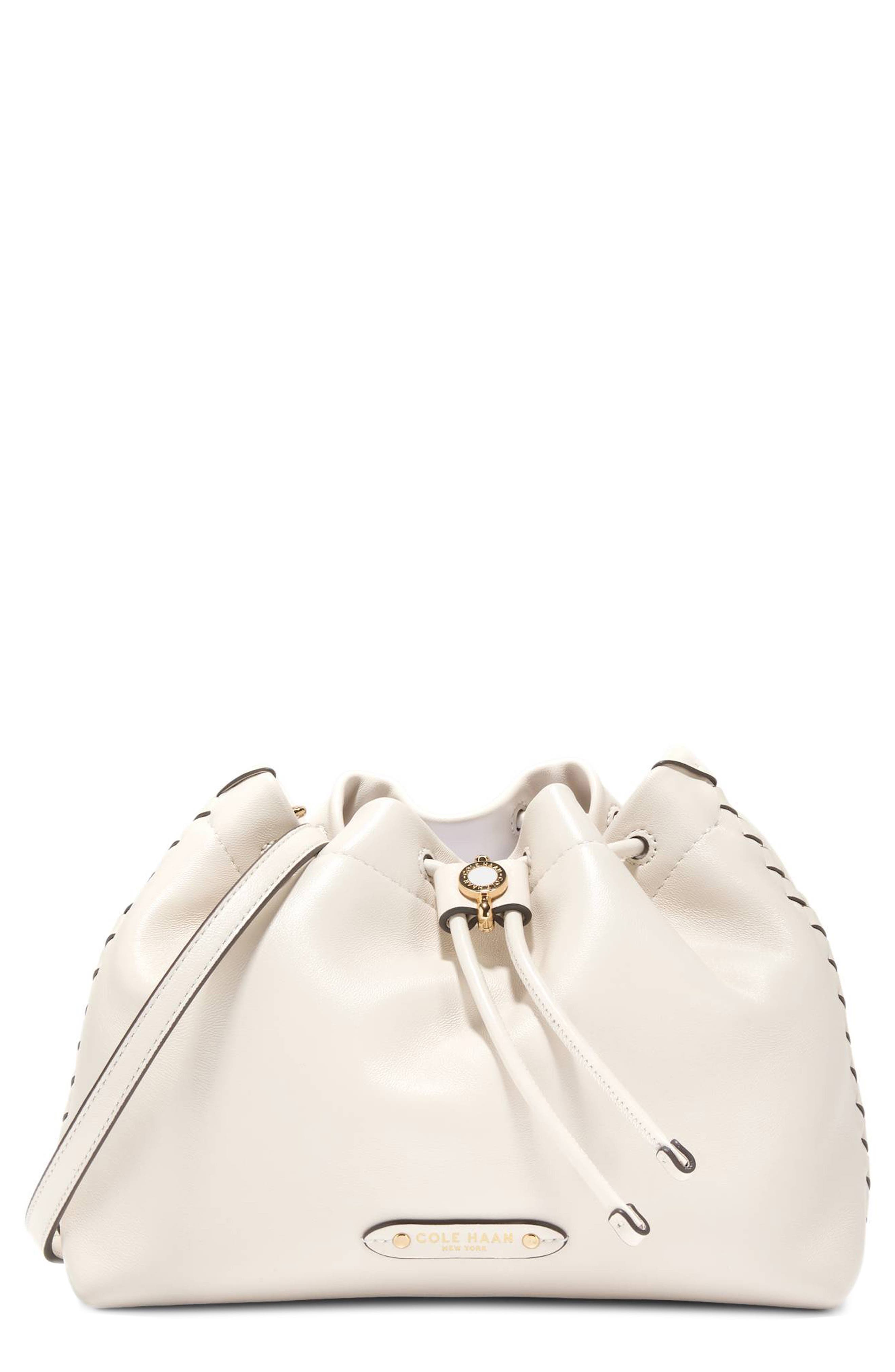 Cole Haan Mini Isabella Leather Crossbody Bag, Main, color, Ch Powder